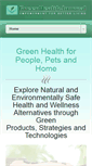 Mobile Screenshot of greenhealthjournal.com